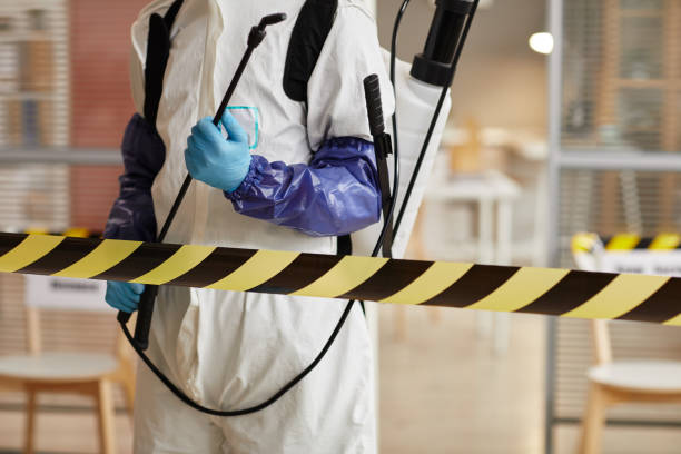 Professional Biohazard Cleanup technician working in Sumner, NE